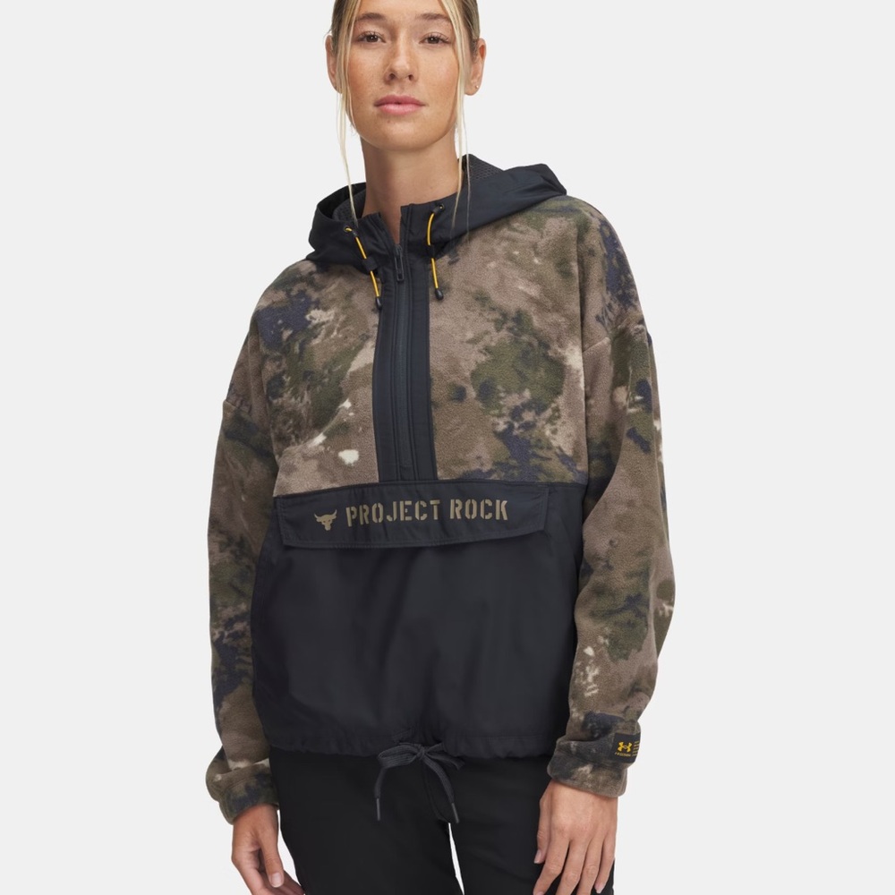 Under Armour Women's Project Rock Camo Utility Jacket